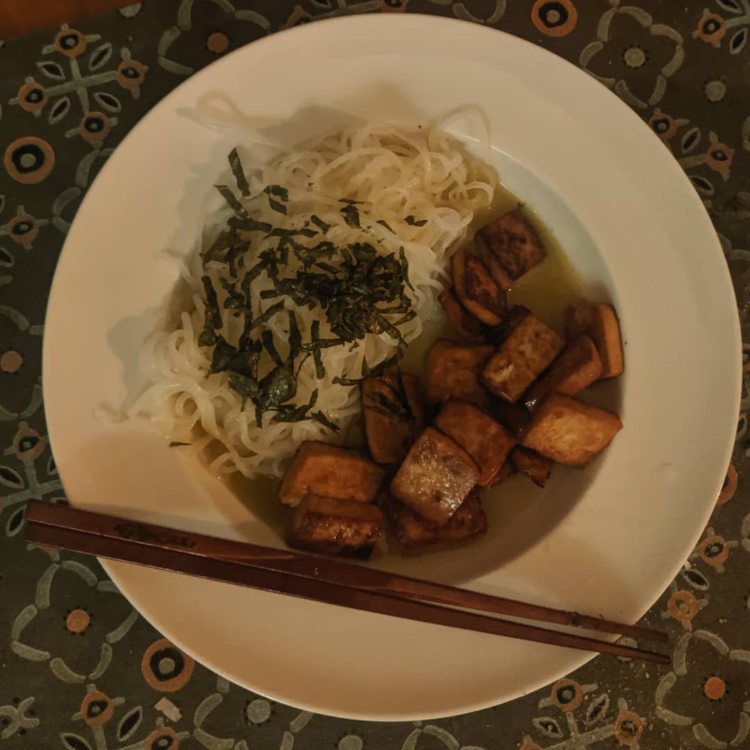 Vegant - Ponzu-style grilled tofu
