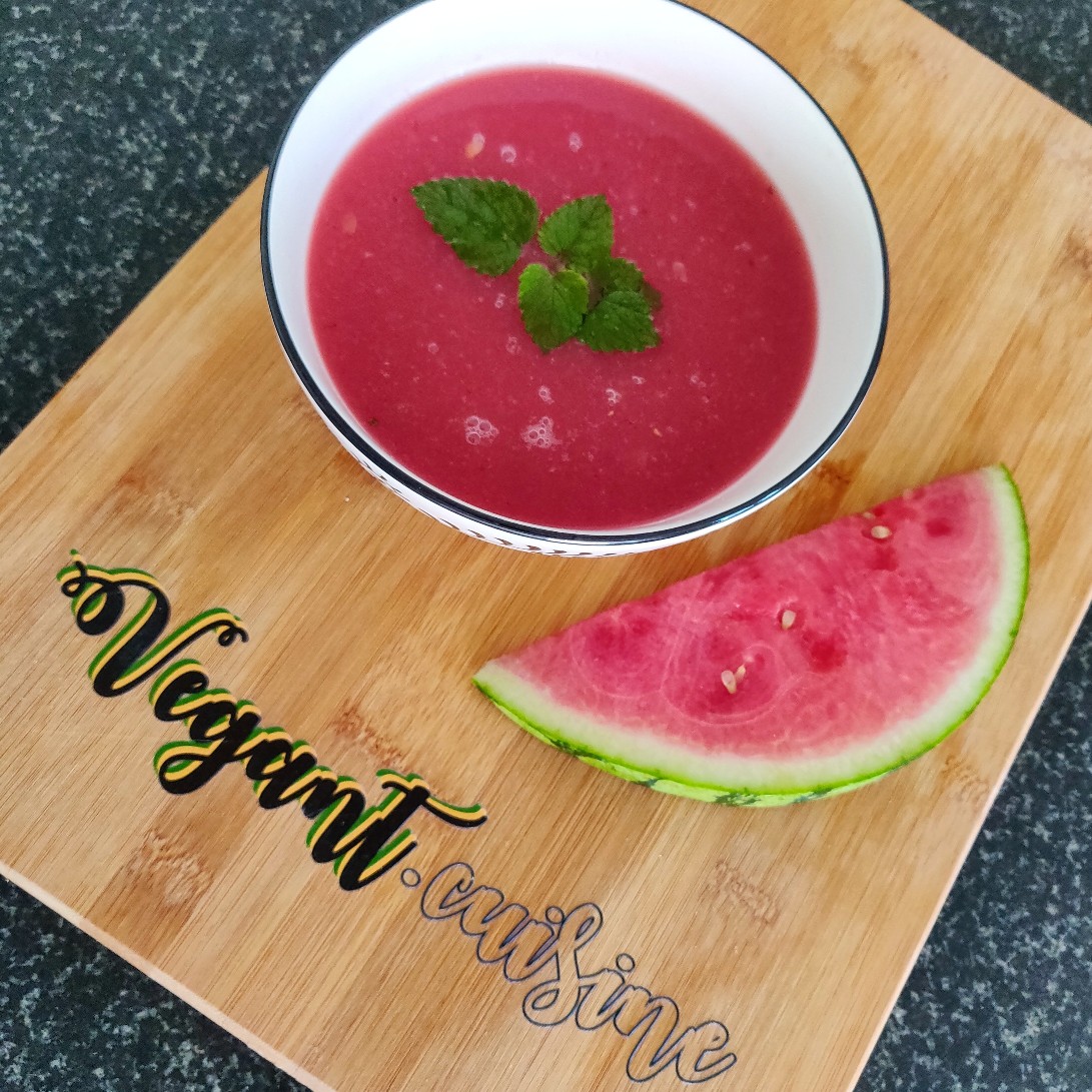 Vegant - Watermelon & celery gazpacho