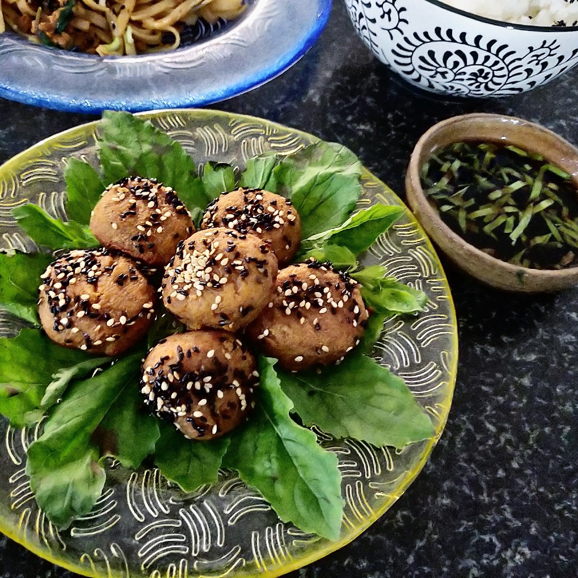 Vegant - Thai seitan meatballs