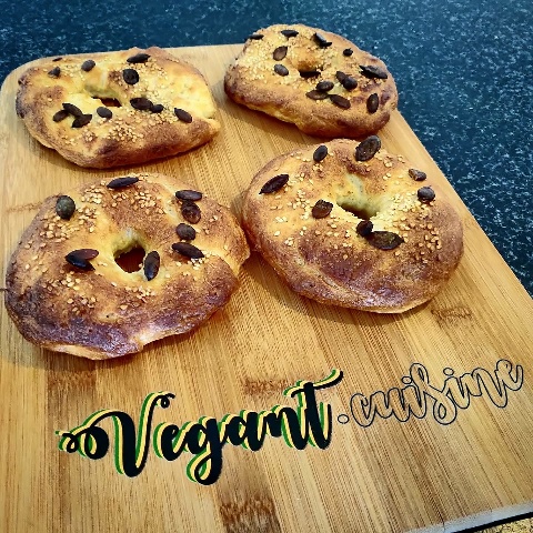 Vegant - Meilleure recette de bagels végétaux (par Bianca Zapatka)